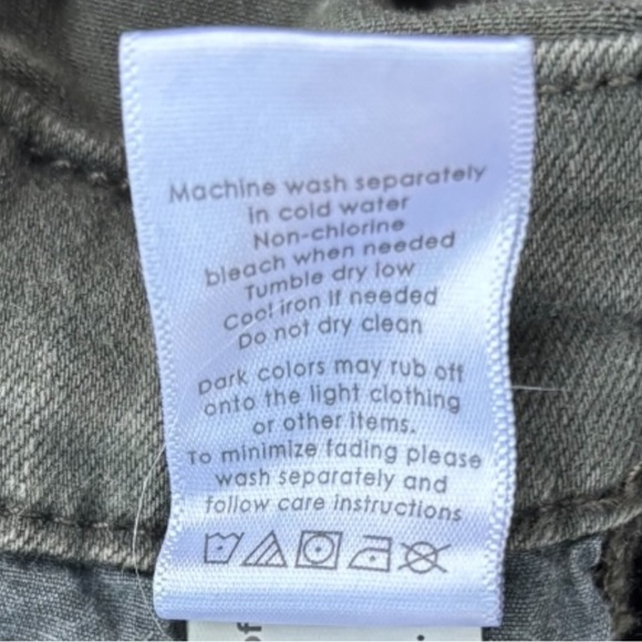 Kendall + Kylie Women’s Olive Green Cargo Overalls With Utility Pocket Size 25 - Picture 6 of 9